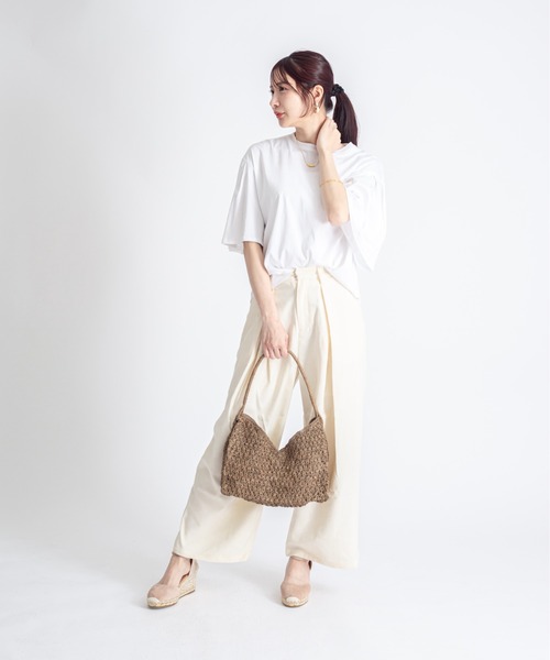 MADE IN MADA(メイドインマダ)の「【MADE IN MADA /メイドインマダ】かごバッグ ラフィア ハンドバッグ(かごバッグ・レディース・ベージュ系その他・FREE)」の14枚目の写真