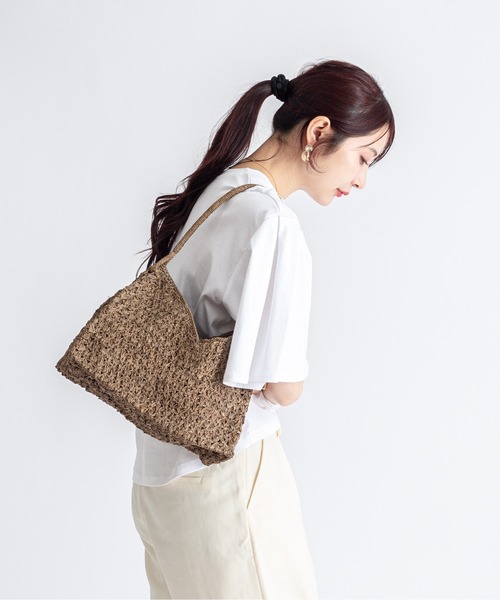 MADE IN MADA(メイドインマダ)の「【MADE IN MADA /メイドインマダ】かごバッグ ラフィア ハンドバッグ(かごバッグ・レディース・ベージュ系その他・FREE)」の11枚目の写真