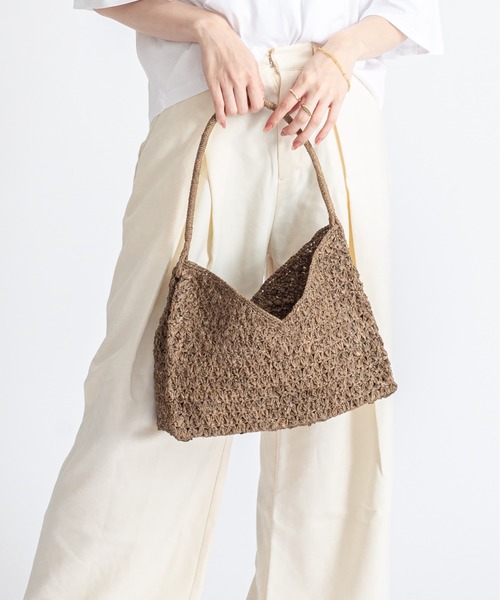 MADE IN MADA(メイドインマダ)の「【MADE IN MADA /メイドインマダ】かごバッグ ラフィア ハンドバッグ(かごバッグ・レディース・ベージュ系その他・FREE)」の13枚目の写真