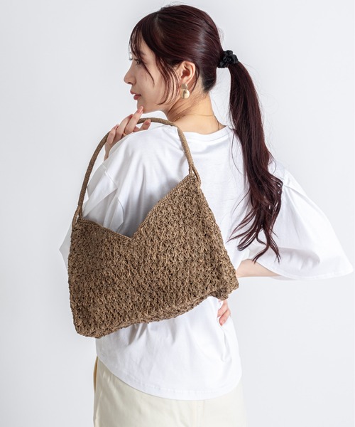 MADE IN MADA(メイドインマダ)の「【MADE IN MADA /メイドインマダ】かごバッグ ラフィア ハンドバッグ(かごバッグ・レディース・ベージュ系その他・FREE)」の12枚目の写真