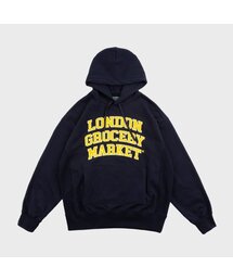 College Logo Heavyweight Hoodie (Navy)