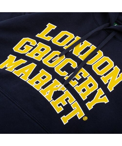 LONDON GROCERY MARKET(ロンドングローサリーマーケット)の「College Logo Heavyweight Hoodie (Navy)(パーカー・メンズ・その他・M/L)」の5枚目の写真