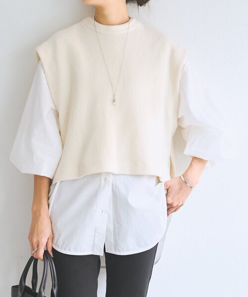 ジレセットシャツ（シャツ/ブラウス）｜BEARDSLEY（ビアズリー）の