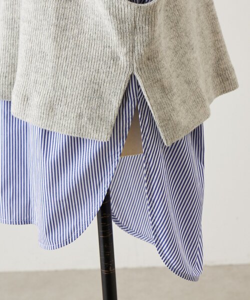 ジレセットシャツ（シャツ/ブラウス）｜BEARDSLEY（ビアズリー）の