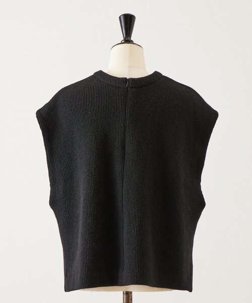 BEARDSLEY（ビアズリー）の「ジレセットシャツ（シャツ/ブラウス・レディース・ライトグレー/ブラック/オフホワイト・FREE）」の7枚目の写真