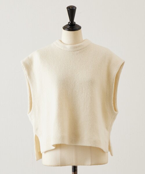 BEARDSLEY（ビアズリー）の「ジレセットシャツ（シャツ/ブラウス・レディース・ライトグレー/ブラック/オフホワイト・FREE）」の17枚目の写真