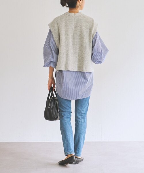 ジレセットシャツ（シャツ/ブラウス）｜BEARDSLEY（ビアズリー）の