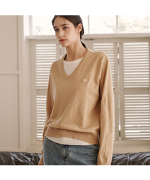 ODER（オディエール）の「カラー レイヤード プルオーバー - ベージュ（ニット/セーター）」