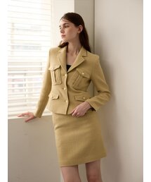 FREAKS BY KIMTAEHOON（フリークス）の「[ツイードスーツ] ウールツイードポケット装飾シングルジャケット（その他アウター）」