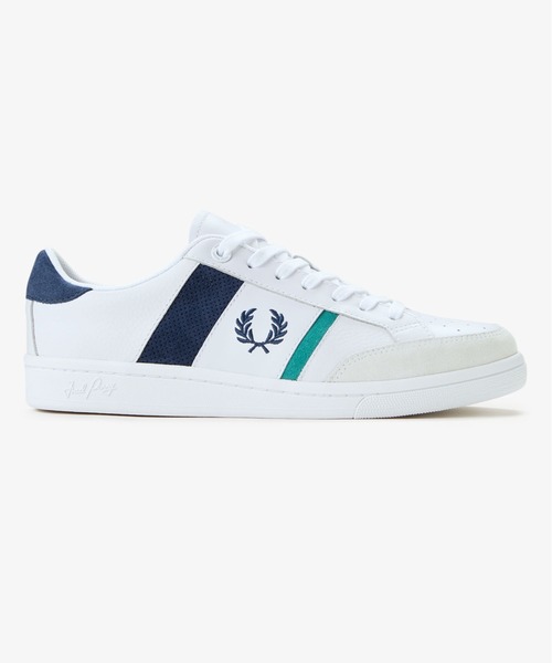 FRED PERRY（フレッドペリー）の「B725 Leather／Suede／スウェードレザースニーカー（スニーカー・メンズ・ホワイト・26cm/28cm/27cm）」の6枚目の写真