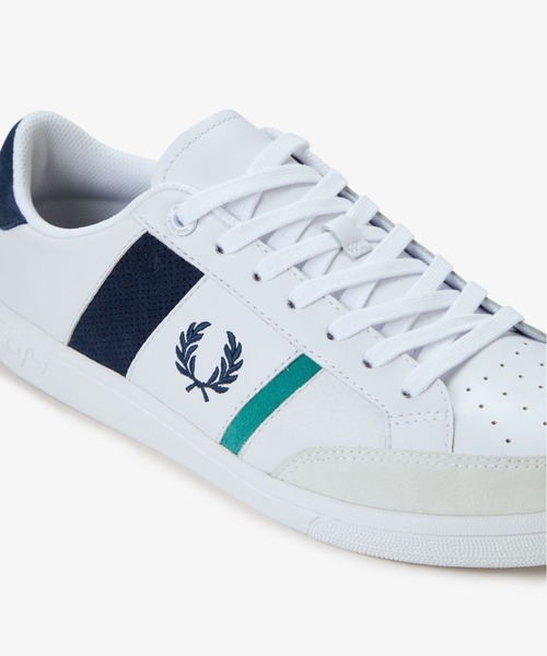 FRED PERRY（フレッドペリー）の「B725 Leather／Suede／スウェードレザースニーカー（スニーカー・メンズ・ホワイト・26cm/28cm/27cm）」の7枚目の写真