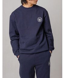 CLEVER FIELD（クレバーフィールド）の「クラシッククレバーエンブレム刺繍スウェットシャツ（Man）_ネイビー（スウェット）」