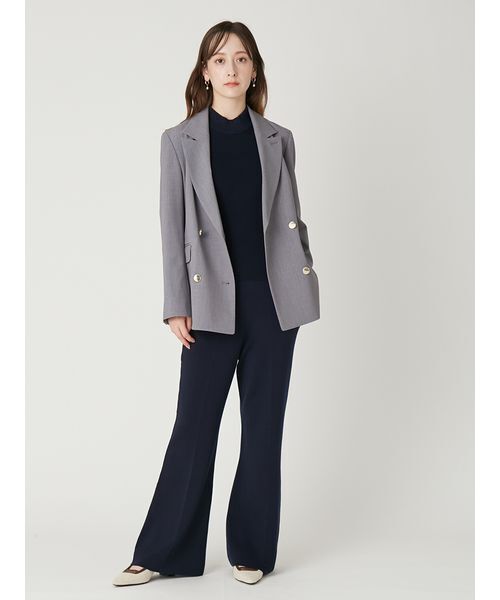 FRAY I.D（フレイアイディー）の「ダブルブレストシンプルジャケット／ウォッシャブル（テーラードジャケット・レディース・グレー/ライトブルー/ベージュ/ネイビー・0/1）」の17枚目の写真