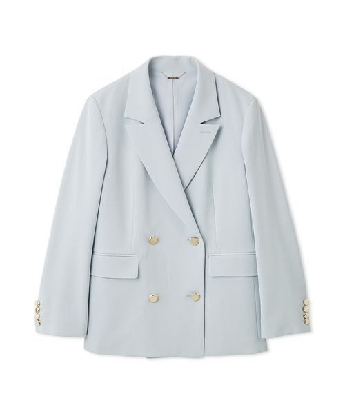 FRAY I.D（フレイアイディー）の「ダブルブレストシンプルジャケット／ウォッシャブル（テーラードジャケット・レディース・グレー/ライトブルー/ベージュ/ネイビー・0/1）」の22枚目の写真