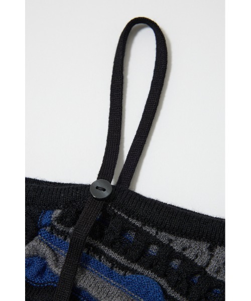 MOUSSY(マウジー)の「【26年SS新作】RANDOM STRIPE OFF SHOULDER トップス(ニット/セーター・レディース・ブルー系その他/イエロー系その他/ブラック/アイボリー/杢グレー・FREE)」の9枚目の写真