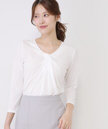 COUP DE CHANCE | 【手洗い可／日本製／7分袖】しなやかな落ち感のカットソー(Tシャツ/カットソー)