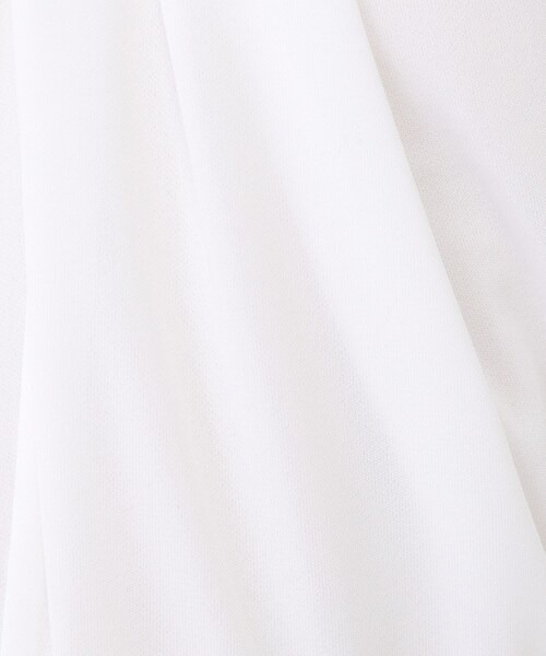 COUP DE CHANCE（クードシャンス）の「【手洗い可／日本製／7分袖】しなやかな落ち感のカットソー（Tシャツ/カットソー・レディース・ブラック/ホワイト/ライトグレー・34/36/38/40）」の8枚目の写真