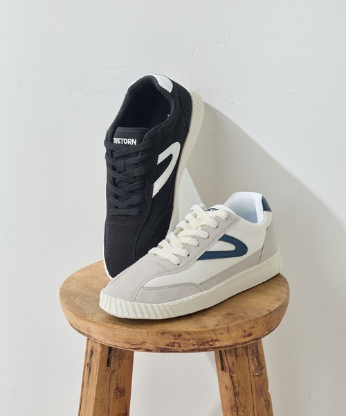 UNION STATION（ユニオンステーション）の「TRETORN　TMS1535 STOCKHOLM（スニーカー・メンズ・ブラック/ホワイト・M/L/LL）」の4枚目の写真