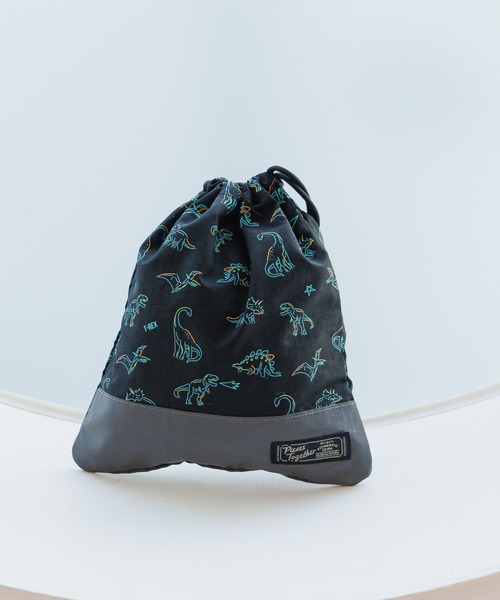 GLOBAL WORK（グローバルワーク）の「洗えるスクール巾着M/641388（ポーチ・キッズ・グレー系その他3/グリーン/ピンク/ホワイト/ブルー系その他4/その他/グレー系その他/ライトブルー/ブラック/カーキ・FREE）」の16枚目の写真