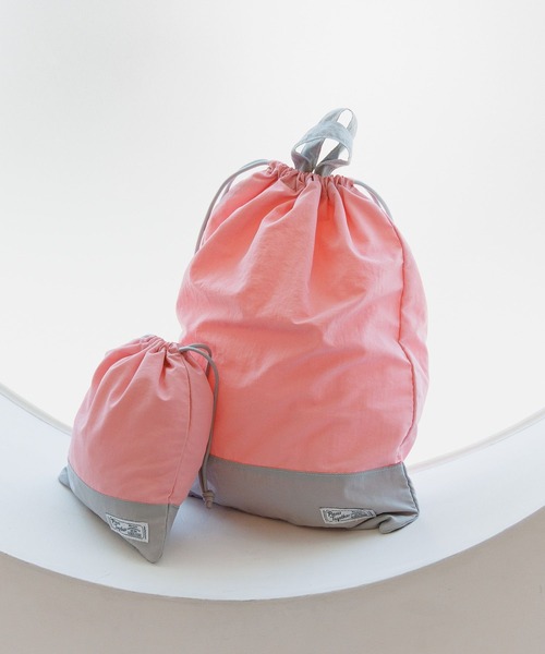 GLOBAL WORK（グローバルワーク）の「洗えるスクール巾着M/641388（ポーチ・キッズ・グレー系その他3/グリーン/ピンク/ホワイト/ブルー系その他4/その他/グレー系その他/ライトブルー/ブラック/カーキ・FREE）」の17枚目の写真