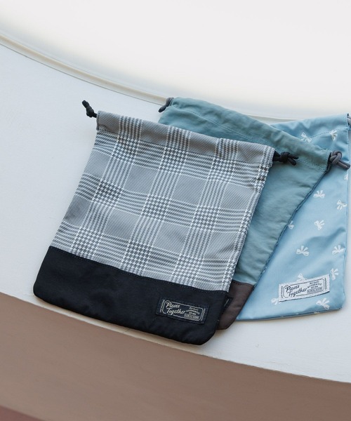 洗えるスクール巾着M/641388（ポーチ）｜GLOBAL WORK（グローバル