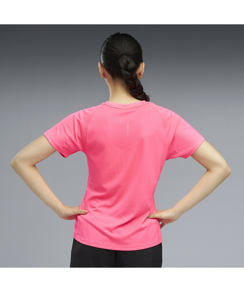 PUMA(プーマ)の「PUMA プーマ ウィメンズ ランニング ラン ヴェロシティ 半袖 Tシャツ(Tシャツ/カットソー・レディース・ライム/ピンク・SMALL/X-LARGE/MEDIUM/LARGE)」の7枚目の写真