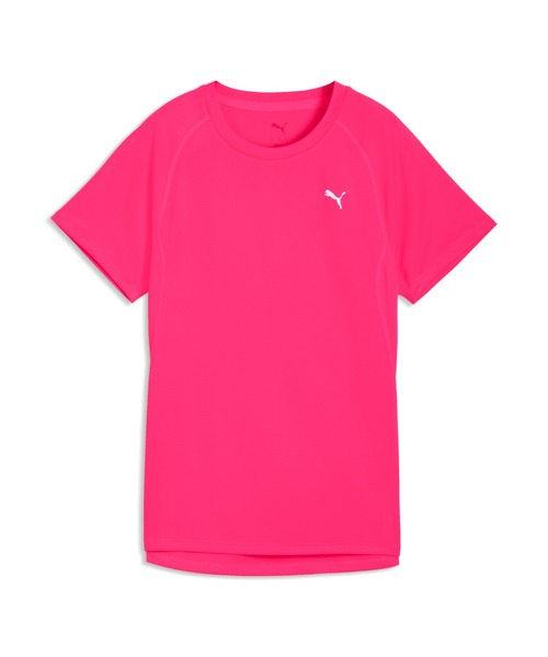 PUMA(プーマ)の「PUMA プーマ ウィメンズ ランニング ラン ヴェロシティ 半袖 Tシャツ(Tシャツ/カットソー・レディース・ライム/ピンク・SMALL/X-LARGE/MEDIUM/LARGE)」の1枚目の写真