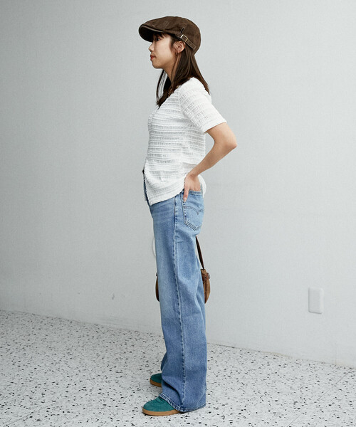 Levi's（リーバイス）の「Levi's/リーバイス LOOSE BOOT/ルーズ ブーツカット デニム（デニムパンツ・レディース・サックスブルー/ブラック/ブルー・25/26/27）」の6枚目の写真