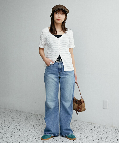 Levi's（リーバイス）の「Levi's/リーバイス LOOSE BOOT/ルーズ ブーツカット デニム（デニムパンツ・レディース・サックスブルー/ブラック/ブルー・25/26/27）」の8枚目の写真