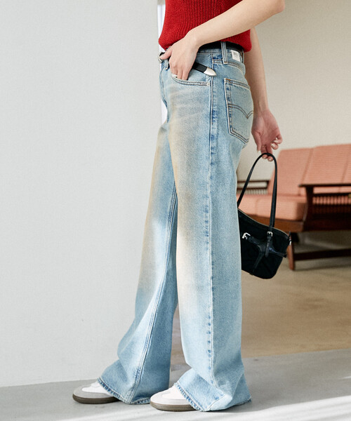 Levi's（リーバイス）の「Levi's/リーバイス LOOSE BOOT/ルーズ ブーツカット デニム（デニムパンツ・レディース・サックスブルー/ブラック/ブルー・25/26/27）」の16枚目の写真