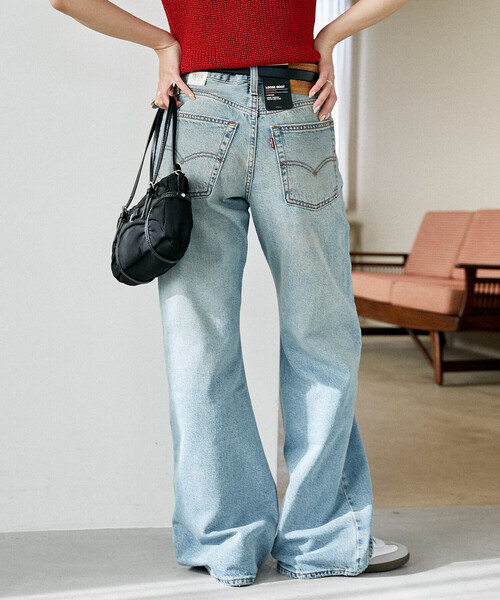 Levi's（リーバイス）の「Levi's/リーバイス LOOSE BOOT/ルーズ ブーツカット デニム（デニムパンツ・レディース・サックスブルー/ブラック/ブルー・25/26/27）」の17枚目の写真