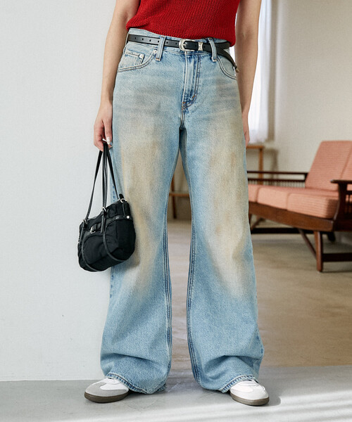 Levi's（リーバイス）の「Levi's/リーバイス LOOSE BOOT/ルーズ ブーツカット デニム（デニムパンツ・レディース・サックスブルー/ブラック/ブルー・25/26/27）」の18枚目の写真