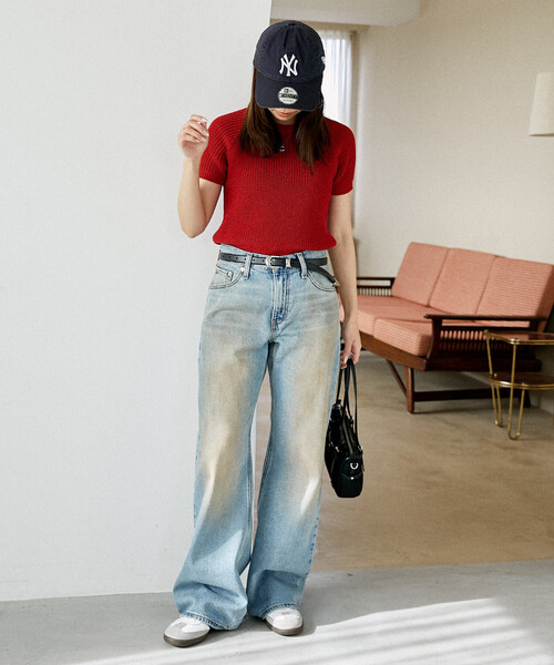 Levi's（リーバイス）の「Levi's/リーバイス LOOSE BOOT/ルーズ ブーツカット デニム（デニムパンツ・レディース・サックスブルー/ブラック/ブルー・25/26/27）」の19枚目の写真