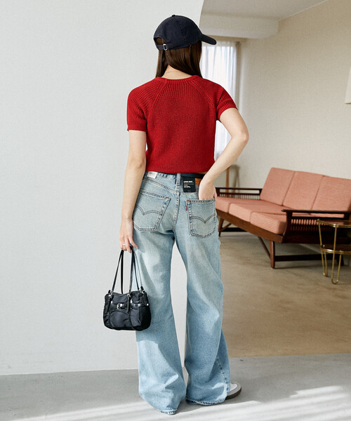 Levi's（リーバイス）の「Levi's/リーバイス LOOSE BOOT/ルーズ ブーツカット デニム（デニムパンツ・レディース・サックスブルー/ブラック/ブルー・25/26/27）」の20枚目の写真