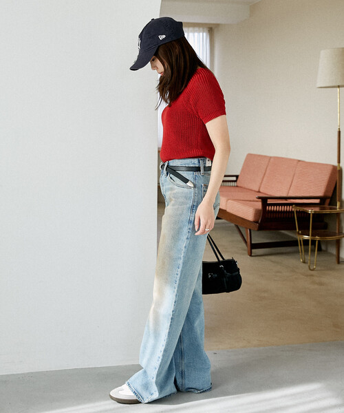 Levi's（リーバイス）の「Levi's/リーバイス LOOSE BOOT/ルーズ ブーツカット デニム（デニムパンツ・レディース・サックスブルー/ブラック/ブルー・25/26/27）」の22枚目の写真