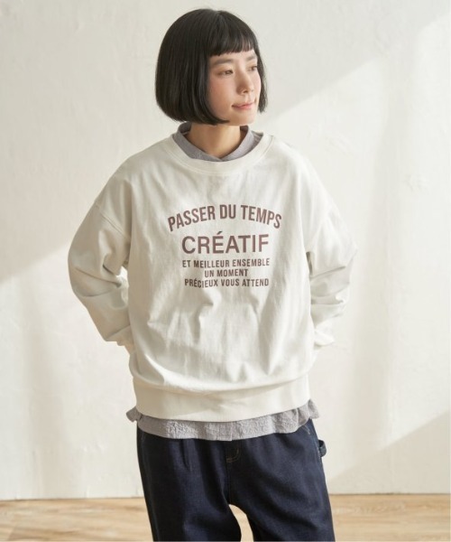 LBC（エルビーシー）の「コットンロゴトレーナーTEE（Tシャツ/カットソー・レディース・ホワイト/ミント/チャコール/ブラウン系その他・M）」の15枚目の写真