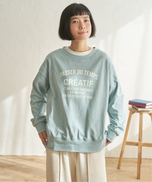 LBC（エルビーシー）の「コットンロゴトレーナーTEE（Tシャツ/カットソー・レディース・ホワイト/ミント/チャコール/ブラウン系その他・M）」の17枚目の写真