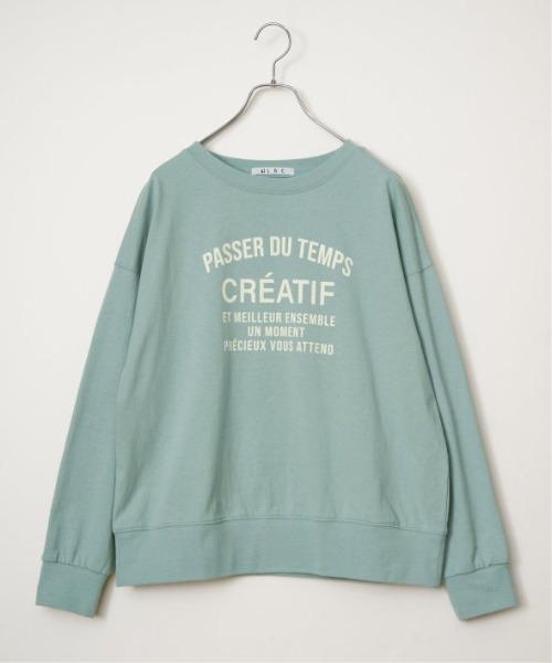 LBC(エルビーシー)の「コットンロゴオーバーサイズトレーナーTEE(Tシャツ/カットソー・レディース・ホワイト/ミント/チャコール/ブラウン系その他・M)」の11枚目の写真