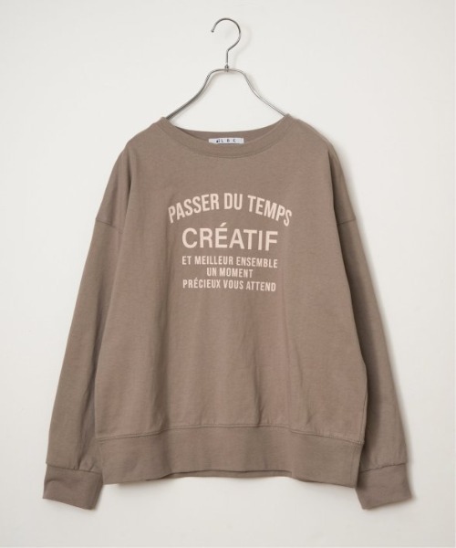 LBC(エルビーシー)の「コットンロゴオーバーサイズトレーナーTEE(Tシャツ/カットソー・レディース・ホワイト/ミント/チャコール/ブラウン系その他・M)」の12枚目の写真