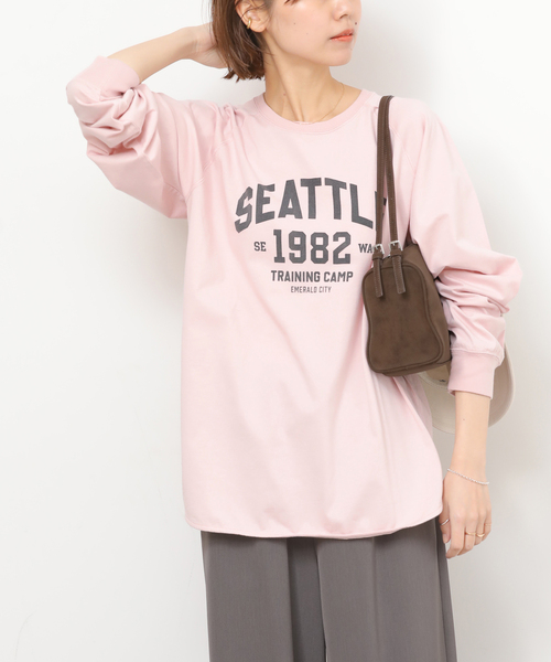 ラグランスリーブカレッジロングスリーブTEE（Tシャツ/カットソー