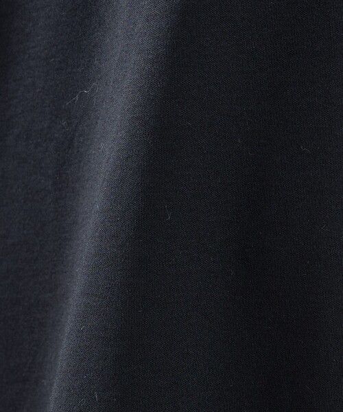 ABAHOUSE(アバハウス)の「KNIT COLLAR コットンポンチ クルーネック半袖Tシャツ / リラックスフィット(Tシャツ/カットソー・メンズ・グレイッシュブルー/ブラック/ホワイト/ベージュ・44/46/48)」の12枚目の写真