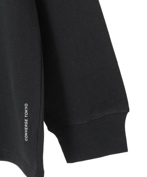 CONVERSE TOKYO（コンバーストウキョウ）の「STAR NECK LONGSLEEVE TEE（Tシャツ/カットソー・レディース・ホワイト/ブラック・FREE）」の4枚目の写真