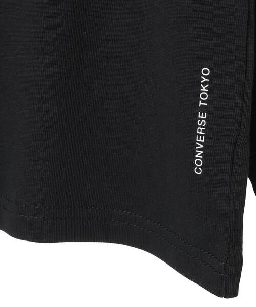 CONVERSE TOKYO（コンバーストウキョウ）の「STAR NECK LONGSLEEVE TEE（Tシャツ/カットソー・レディース・ホワイト/ブラック・FREE）」の3枚目の写真