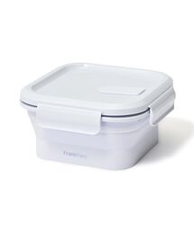 Francfranc（フランフラン）の「折り畳みシリコン フードコンテナ ブルー 保存容器 レンジ対応 食洗機対応（キッチンツール）」