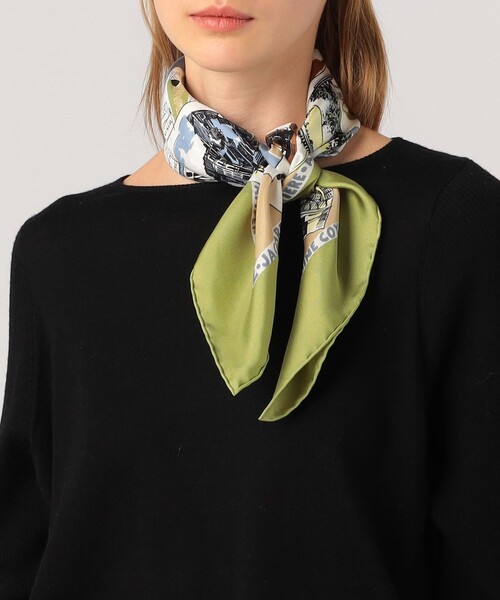 Atelier TOMORROWLAND CITY MAP シルクスカーフ（バンダナ/スカーフ