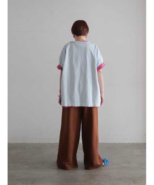 FIL DE FER（フィルデフェール）の「TRジャガード　イージーパンツ（その他パンツ・レディース・オレンジ・FREE）」の14枚目の写真