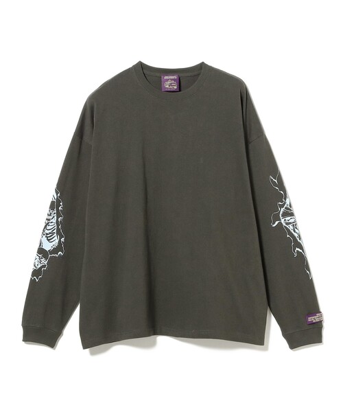 BEAMS T(ビームスティー)の「HOAX PRODUCTS / Beyond L/S Tee(Tシャツ/カットソー・メンズ・チャコールグレー・L/XL/M)」の1枚目の写真