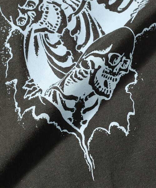 BEAMS T(ビームスティー)の「HOAX PRODUCTS / Beyond L/S Tee(Tシャツ/カットソー・メンズ・チャコールグレー・L/XL/M)」の3枚目の写真