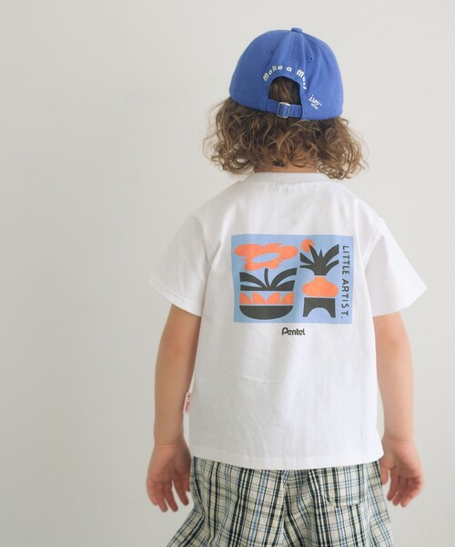 green label relaxing（グリーンレーベルリラクシング）の「＜Pentel＞キャップ / キッズ（キャップ・キッズ・ダークブラウン/ロイヤルブルー・FREE(53-56cm)）」の3枚目の写真