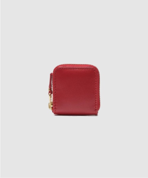 Wallet COMME des GARCONS（ウォレットコム デギャルソン）の「【COLORED LEATHER LINE】SMALL COIN CASE（コインケース・メンズ・レッド/オレンジ・ONE SIZE）」の2枚目の写真